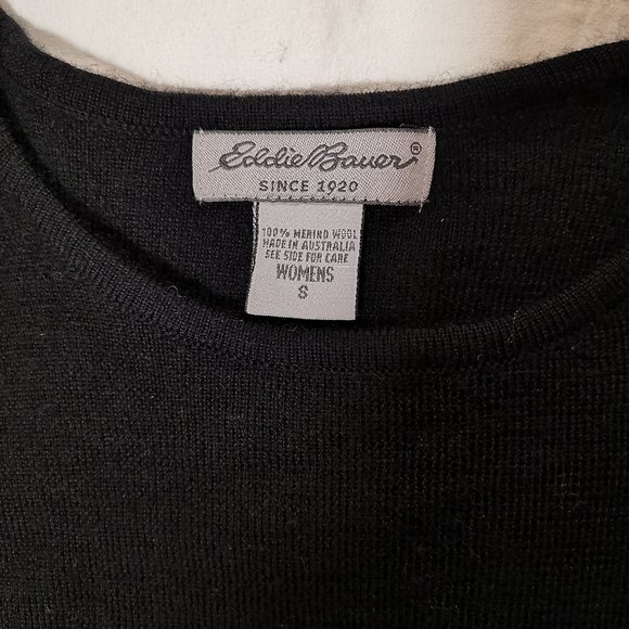 Eddie Bauer 100% Merino Wool Crewneck Sweater (S)-Made in Australia - Picture 2 of 2